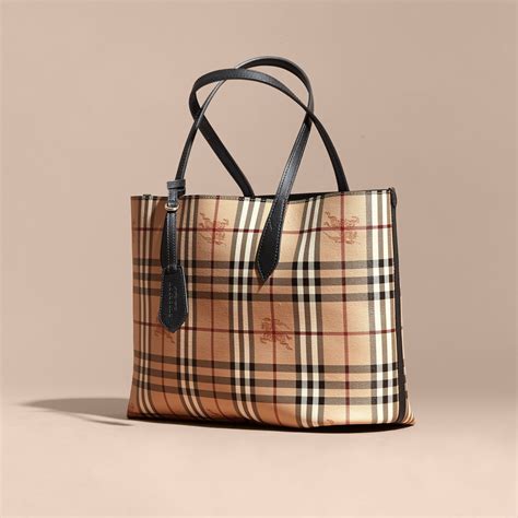 burberry haymarket reversible tote|buy burberry haymarket check tote.